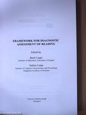 Framework for diagnostic assessment of reading