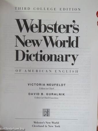 Webster's New World Dictionary