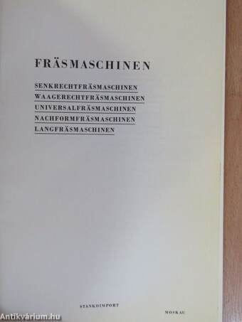 Fräsmaschinen