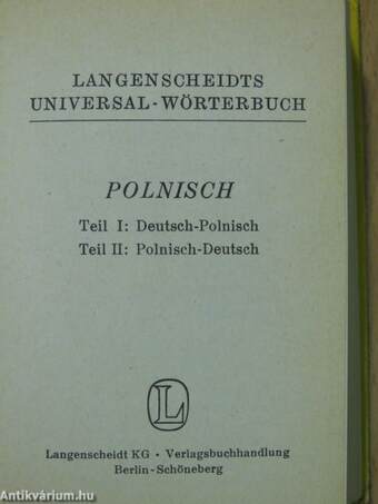 Langenscheidts Universal-Wörterbuch Polnisch