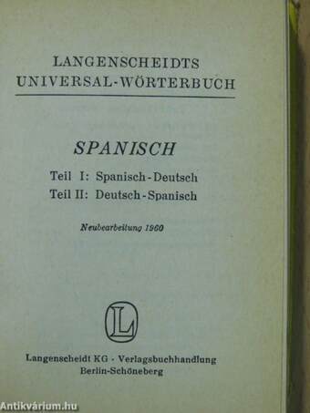 Langenscheidts Universal-Wörterbuch Spanisch