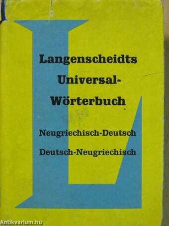 Langenscheidts Universal-Wörterbuch Neugriechisch