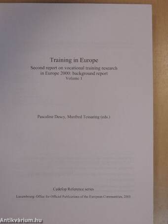 Training in Europe 1.