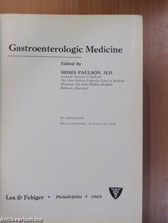 Gastroenterologic Medicine