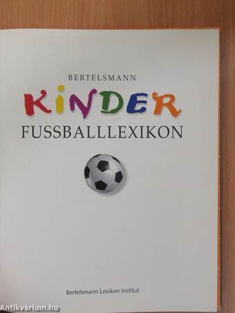 Kinder Fussballlexikon