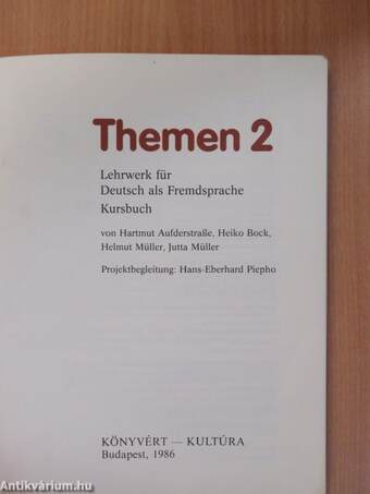 Themen 2 - Kursbuch