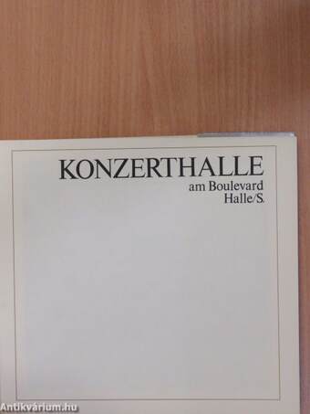 Konzerthalle am Boulevard Halle/S.