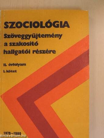 Szociológia I-II.