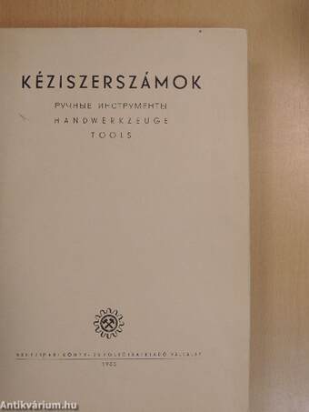 Kéziszerszámok