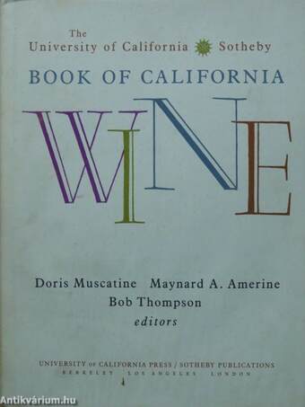 Book of California Wine