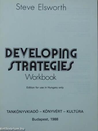 Developing Strategies - Workbook