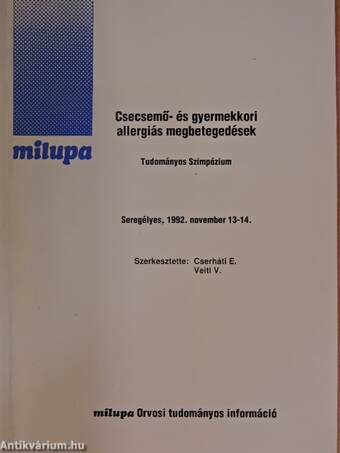 Csecsemő- és gyermekkori allergiás megbetegedések