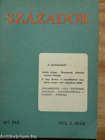 Századok 1973/2.