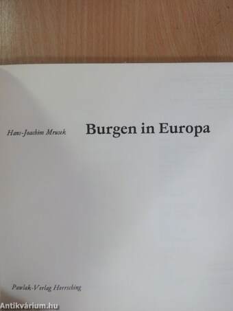 Burgen in Europa