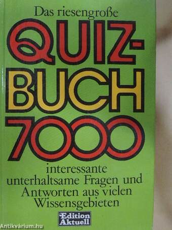 Das riesengroße Quizbuch