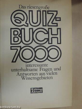 Das riesengroße Quizbuch