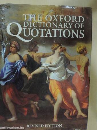 The Oxford Dictionary of Quotations