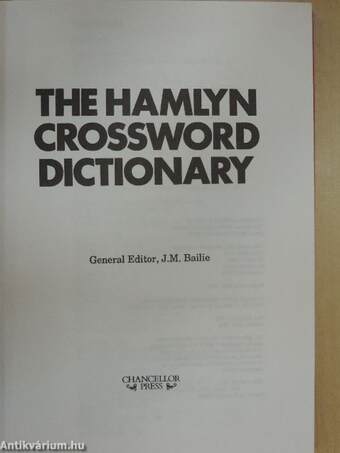 The Hamlyn Crossword Dictionary