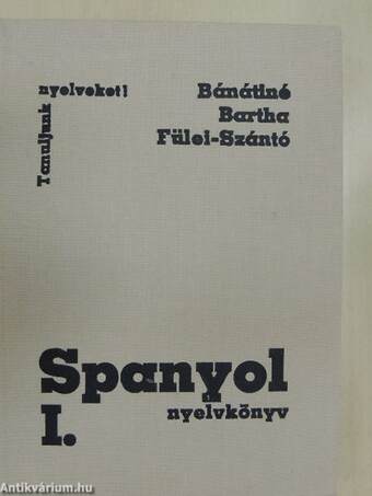 Spanyol nyelvkönyv I.