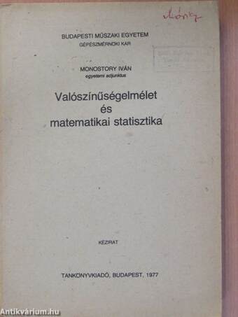 Valószínűségelmélet és matematikai statisztika