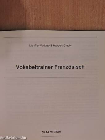 Vokabeltrainer Französisch