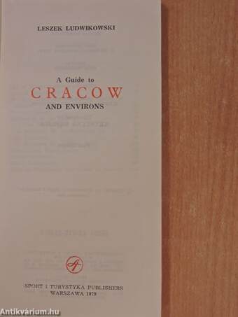 A Guide to Cracow and Environs