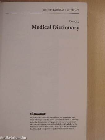 Concise Medical Dictionary