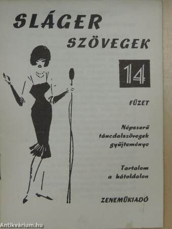 Slágerszövegek 14.