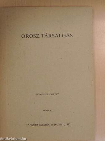 Orosz társalgás