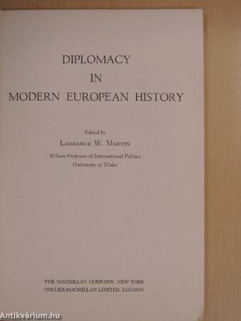 Diplomacy in Modern European History