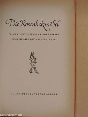 Die Rosenholzmöbel