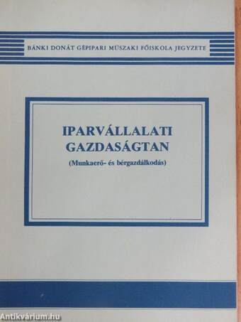 Iparvállalati gazdaságtan