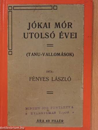 Jókai Mór utolsó évei