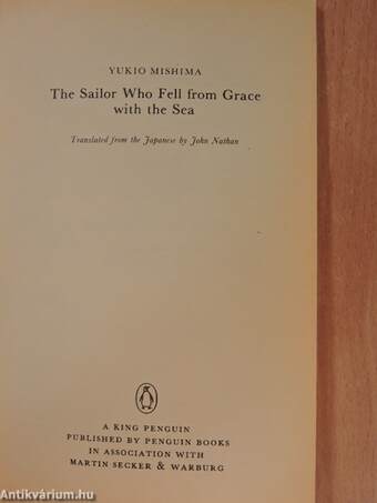 The Sailor Who Fell from Grace with the Sea