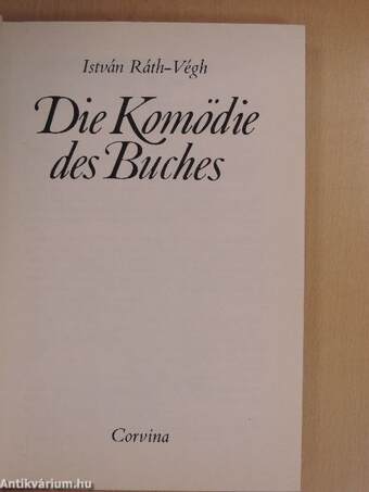 Die Komödie des Buches