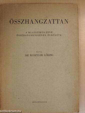 Összhangzattan