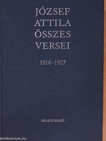 József Attila összes versei I-III.