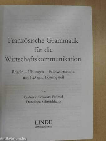 Französische Grammatik für die Wirtschaftskommunikation - 2 CD-vel