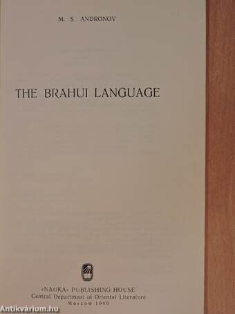 The Brahui Language