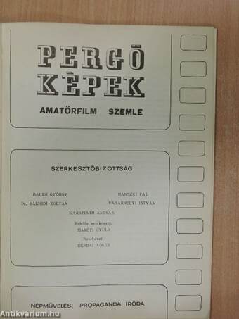 Pergő Képek 1967/3.