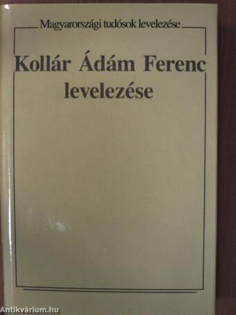 Kollár Ádám Ferenc levelezése