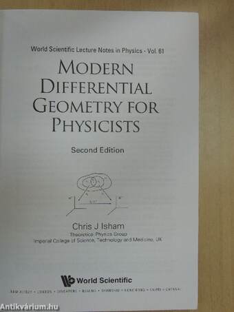 Modern Differential Geometry for Physicists