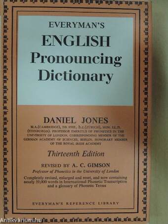 Everyman's English Pronouncing Dictionary