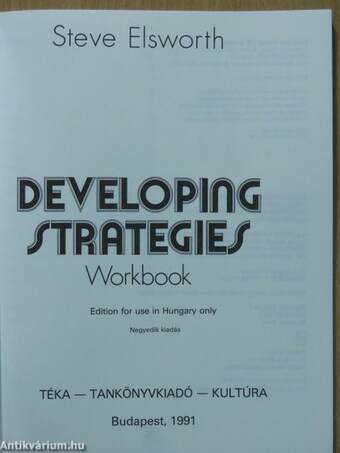 Developing Strategies - Workbook