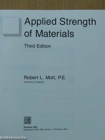 Applied Strength of Materials