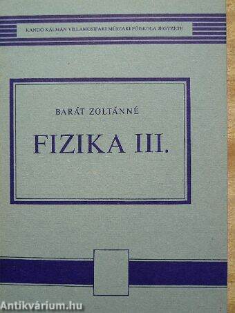 Fizika III.