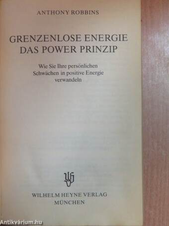 Grenzenlose Energie das Power Prinzip