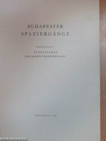 Budapester Spaziergänge