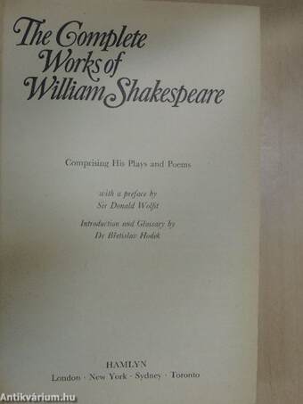 The Complete Works of William Shakespeare