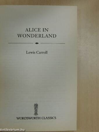 Alice in Wonderland